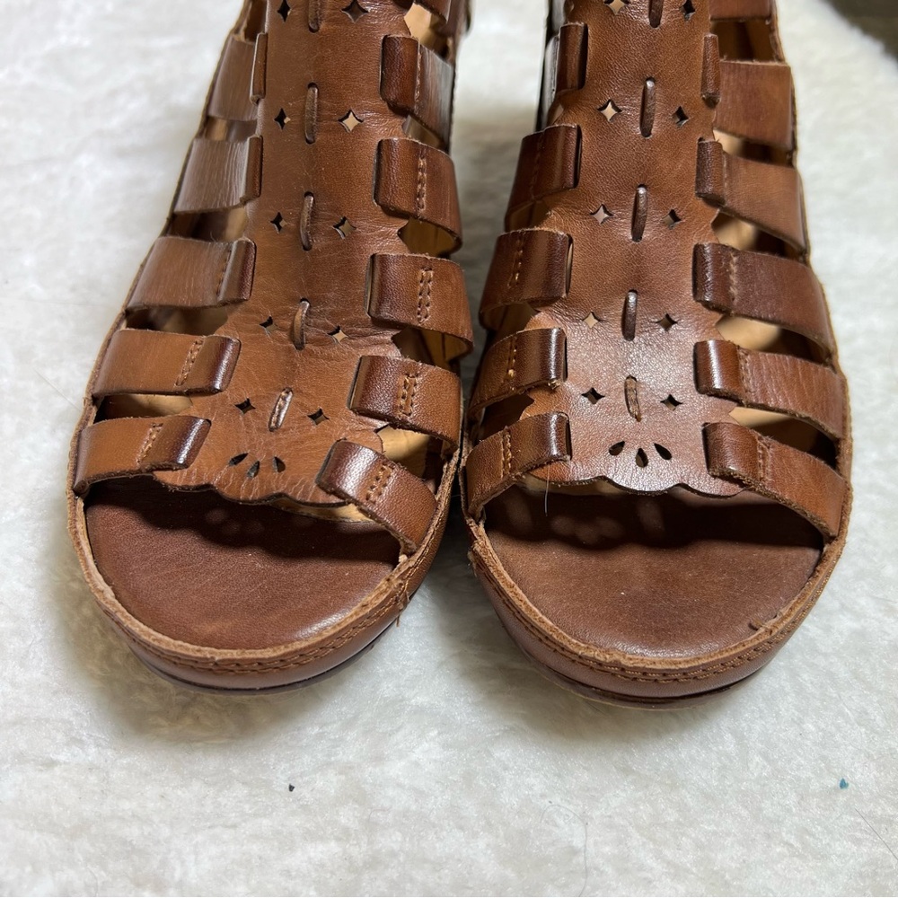 Pikolinos Java Caged Open Toe Gladiator Heel Sand… - image 4